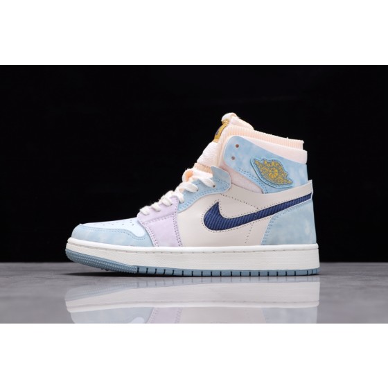 Air Jordan 1 Zoom CMFT Blue Pink