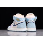 Air Jordan 1 Zoom CMFT Blue Pink