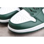 Air Jordan 1 Mid White Yellow Green