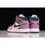 Air Jordan 1 Mid White Burgundy
