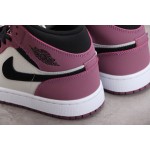 Air Jordan 1 Mid White Burgundy