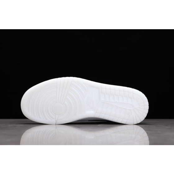 Air Jordan 1 Mid Pearl White Black Luminous Panda