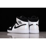 Air Jordan 1 Mid Pearl White Black Luminous Panda
