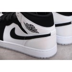 Air Jordan 1 Mid Pearl White Black Luminous Panda