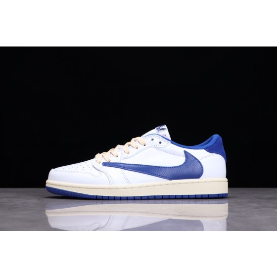 Air Jordan 1 Low Lightning Milk White Treasure Blue Barbecuec