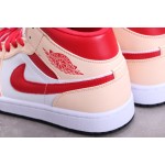 AJ1 Air Jordan 1 MID red and white