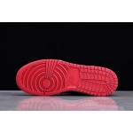 Air Jordan 1 patent leather black and red"