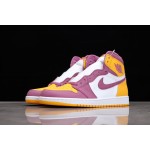 Air Jordan 1 White Purple Gold