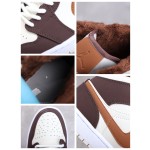 Air Jordan AJ1 Mid Mid-top Chocolate Padded