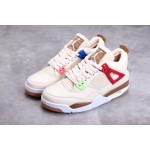 Air Jordan 4 Retro"Where The Wild Things Are"  卡其色 羊绒粉