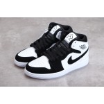 Air Jordan 1 Mid Pearl White Black Panda