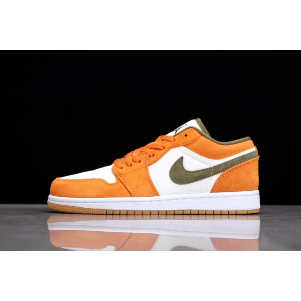 Air Jordan AJ1 Low Beige Green