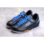 Air Jordan AJ2 Black Royal Blue Raptor Blue