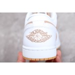 Air Jordan 1 Low White Yellow Milk Teal