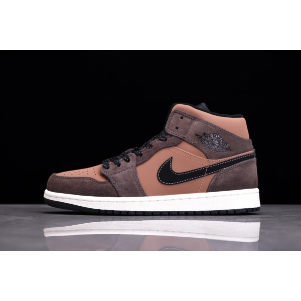 Air Jordan 1 Mid earthy brown