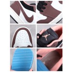 Air Jordan 1 Low White Brown Mocha