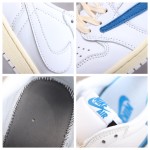 Air Jordan 1 Low white and blue