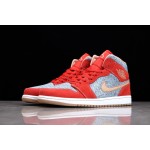 Air Jordan 1 Mid "Denim Orange