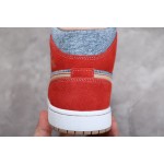 Air Jordan 1 Mid "Denim Orange