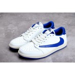 Air Jordan 1 Low white and blue