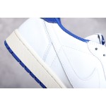 Air Jordan 1 Low white and blue