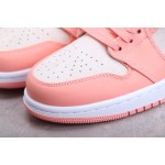 Air Jordan 1 Laag AJ1 Grijs Roze Groen Haak