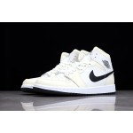 Air Jordan 1 Mid AJ1 Joe 1 White Apricot Cream Coconut Cream