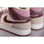 Air Jordan 1 Mid Red Bean Milk Tea