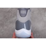 Air Jordan 11 High Top Grijs Wit Koel Grijs
