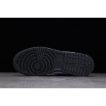 Air Jordan 1 Mid Zwart Wit Geel Thuis Blauw Haak