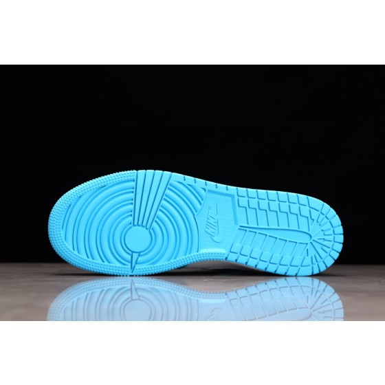 Air Jordan 1 Mid Blauw Groen