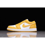 Air Jordan 1 Laag Wit Geel Mosterd Geel t