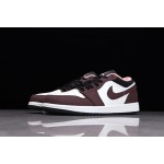 Air Jordan 1 low low top maroon roze