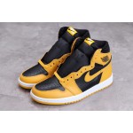 Air Jordan 1 Zwart en Geeln