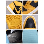 Air Jordan 1 Zwart en Geeln