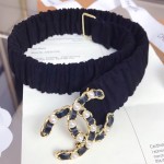 𝗖𝗛𝗔𝗡𝗘𝗟 Classic pearl lambskin elasticated waistband