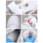 Air Jordan 4 SE "White Oreo" White Cement Grey "Oreo"