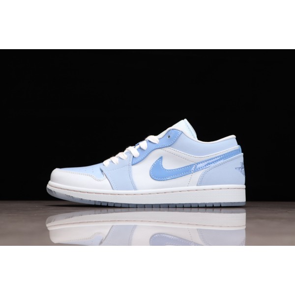 Air Jordan 1 Laag Blauw & Wit