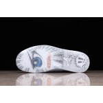 Air Jordan 1 Laag Blauw & Wit