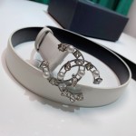 𝗖𝗛𝗔𝗡𝗘𝗟 Belt Calfskin & Heavy Metal