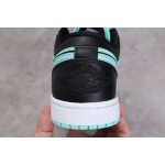 Air Jordan 1 Black Green Tiffany Gradient Pink Hook