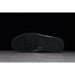 Air Jordan 1 blue and white patchwork high top