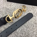 GUCCI imported calfskin with interlocking G horsebit