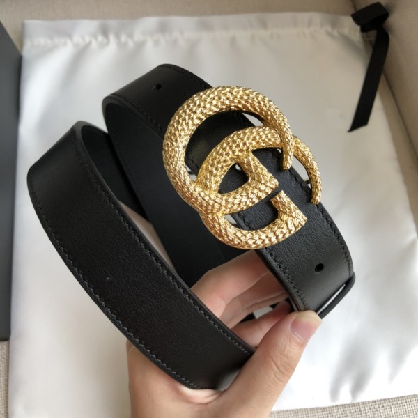 GUCCI Imported Top Layer Bottom Double G Wheat Ear Buckle