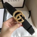 GUCCI Imported Top Layer Bottom Double G Wheat Ear Buckle