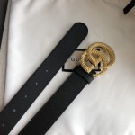 GUCCI Imported Top Layer Bottom Double G Wheat Ear Buckle