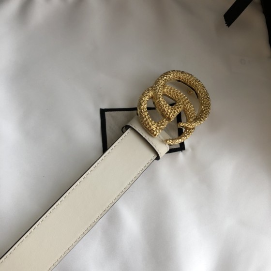 GUCCI Imported Top Layer Bottom Double G Wheat Ear Buckle