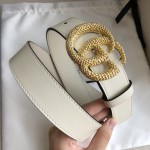 GUCCI Imported Top Layer Bottom Double G Wheat Ear Buckle