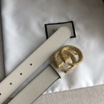 GUCCI Imported Top Layer Bottom Double G Wheat Ear Buckle