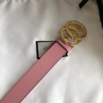 GUCCI Imported Top Layer Bottom Double G Wheat Ear Buckle